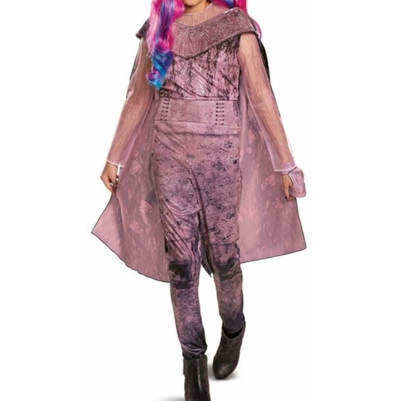Cosplay 3pc Audrey Descendants COSTUME cape 7 8 9 10 Mal Evie Uma - Picture 3 of 5